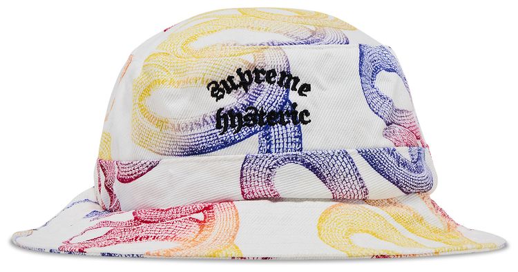Supreme x Hysteric Glamour Snake Denim Crusher White