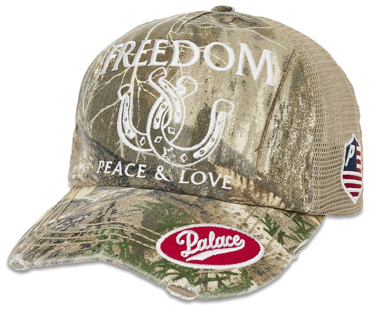 Buy Palace Freedom Distressed Trucker 'Realtree' P29H017 GOAT UK