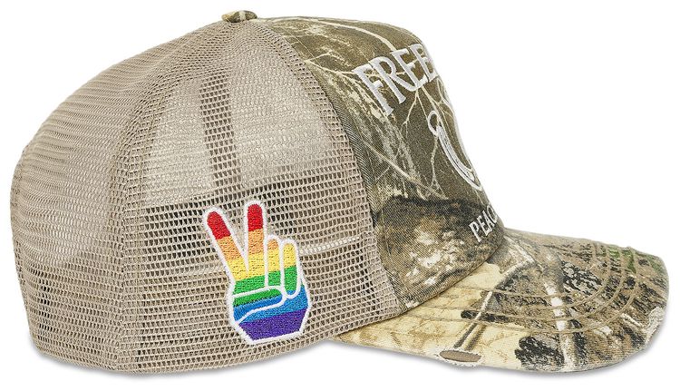 Palace Freedom Distressed Trucker Realtree