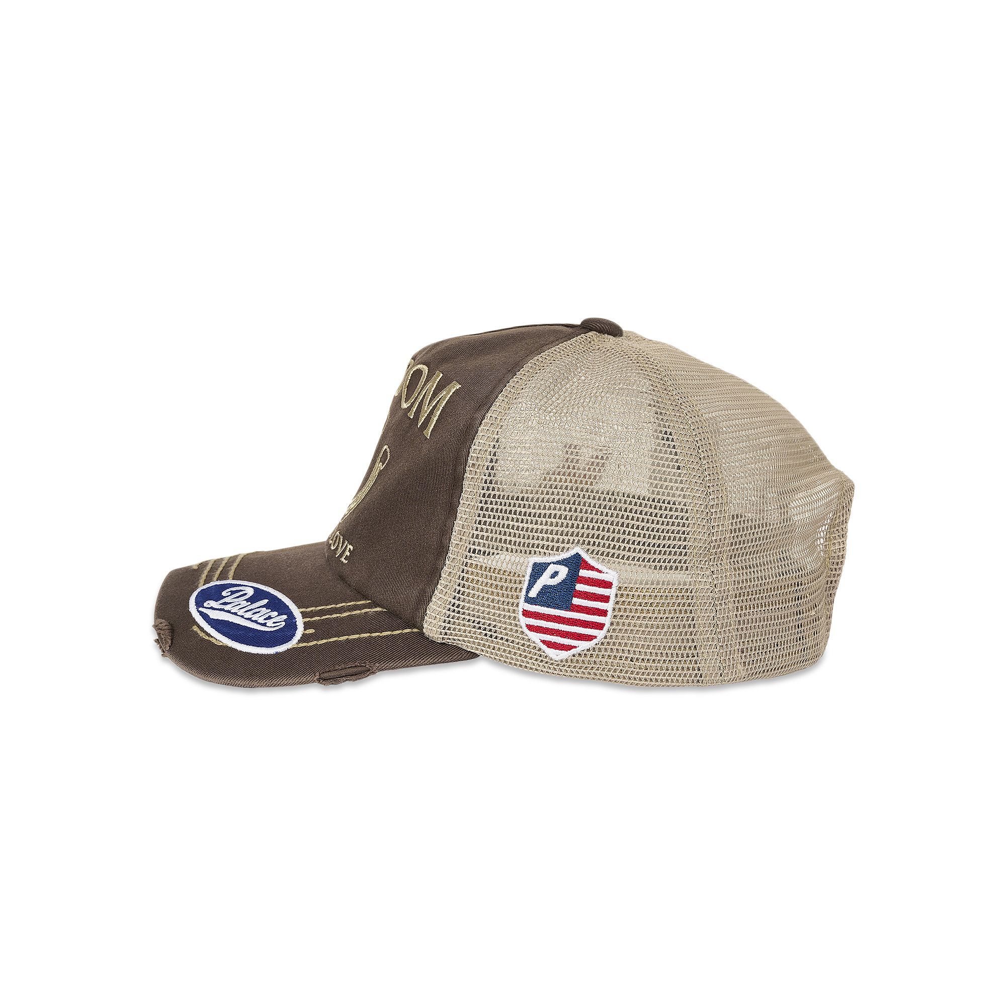 帽子 PALACE FREEDOM DISTRESSED TRUCKER FOX Buy Palace Freedom Distressed Trucker 'Fox' - P29H018 | GOAT CA