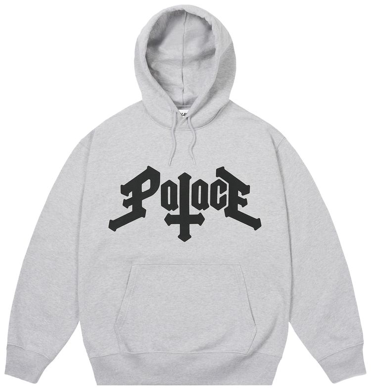 Palace Palace Cross Hood Grey Marl