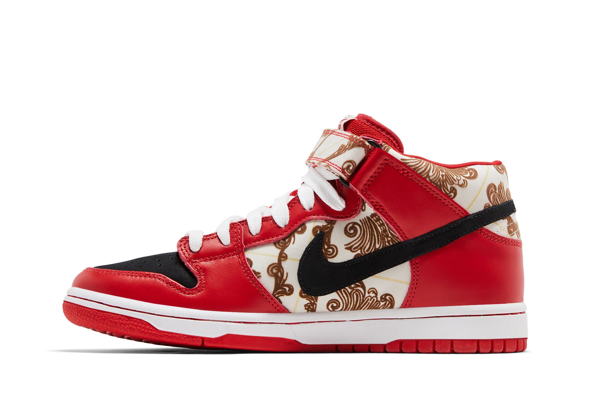 dunk mid red