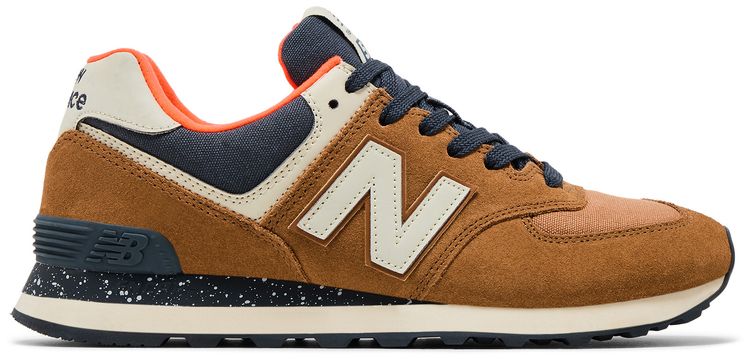 New Balance 574v2 Hi Viz Pack   Brown Sugar