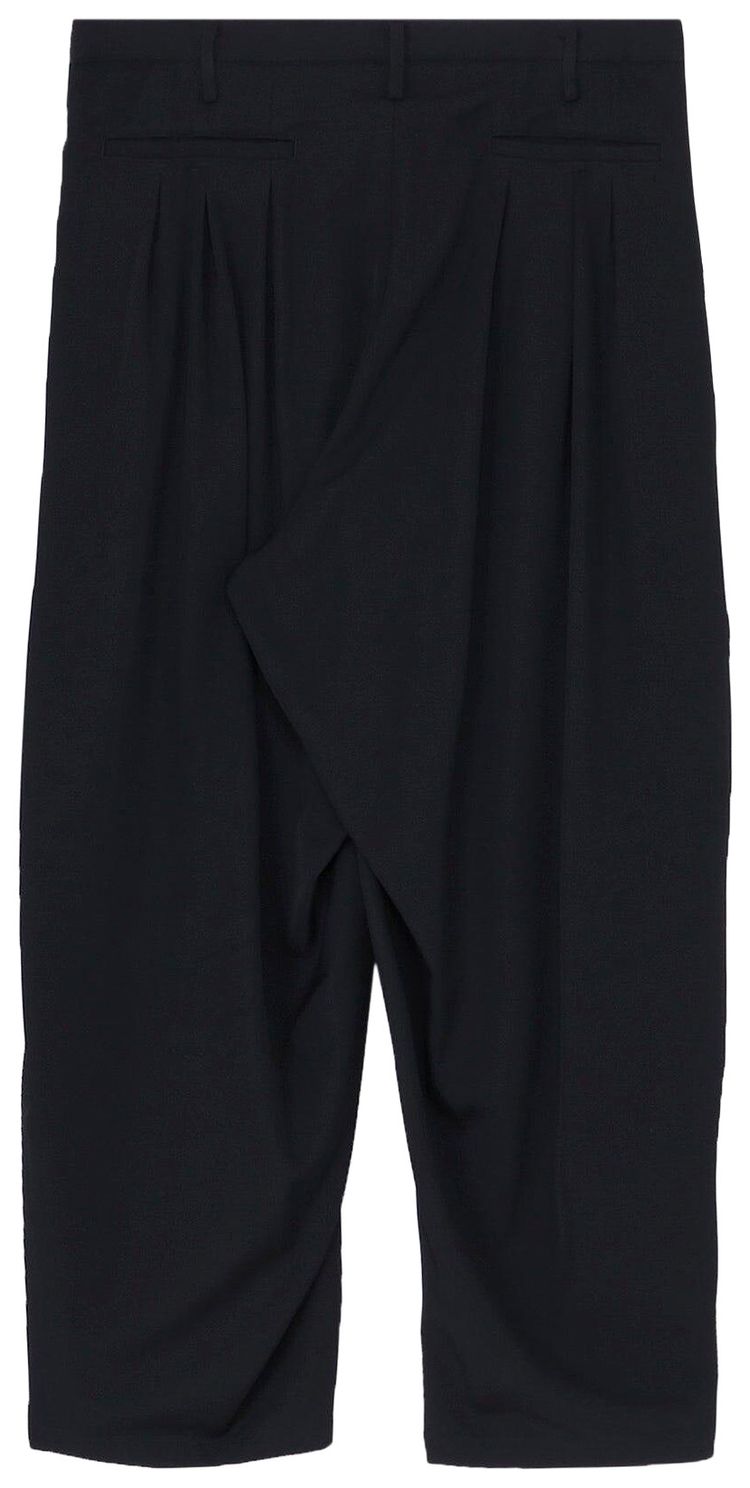 Yohji Yamamoto Pour Homme 12 Tucks Pants Black