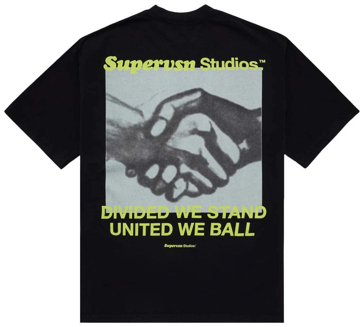 Supervsn Handshake Tee Black