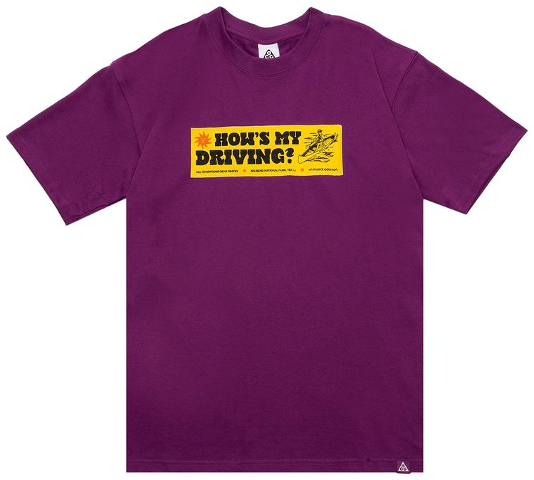 Nike ACG Canoe Sticker Tee Purple