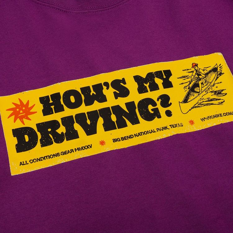 Nike ACG Canoe Sticker Tee Purple