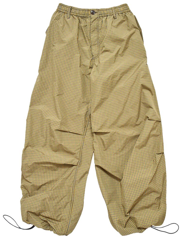 Marni Microcheck Nylon Trunkaroo Pants Black