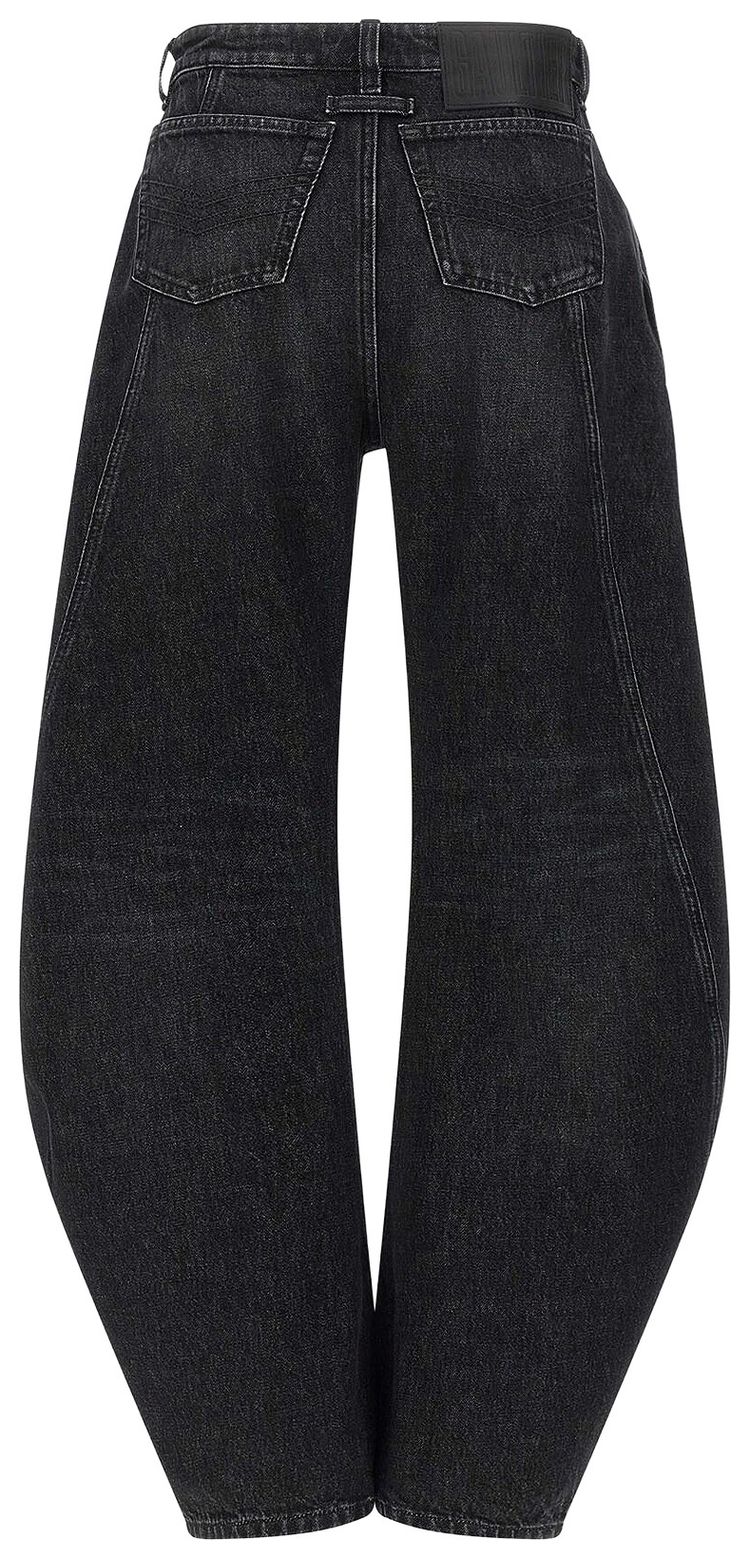 Jean Paul Gaultier Denim Strap Jeans Vintage Black