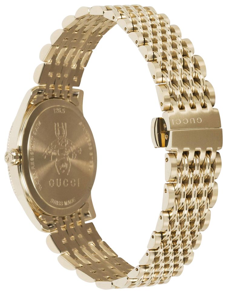 Gucci G Timeless Dial Bracelet Watch Gold