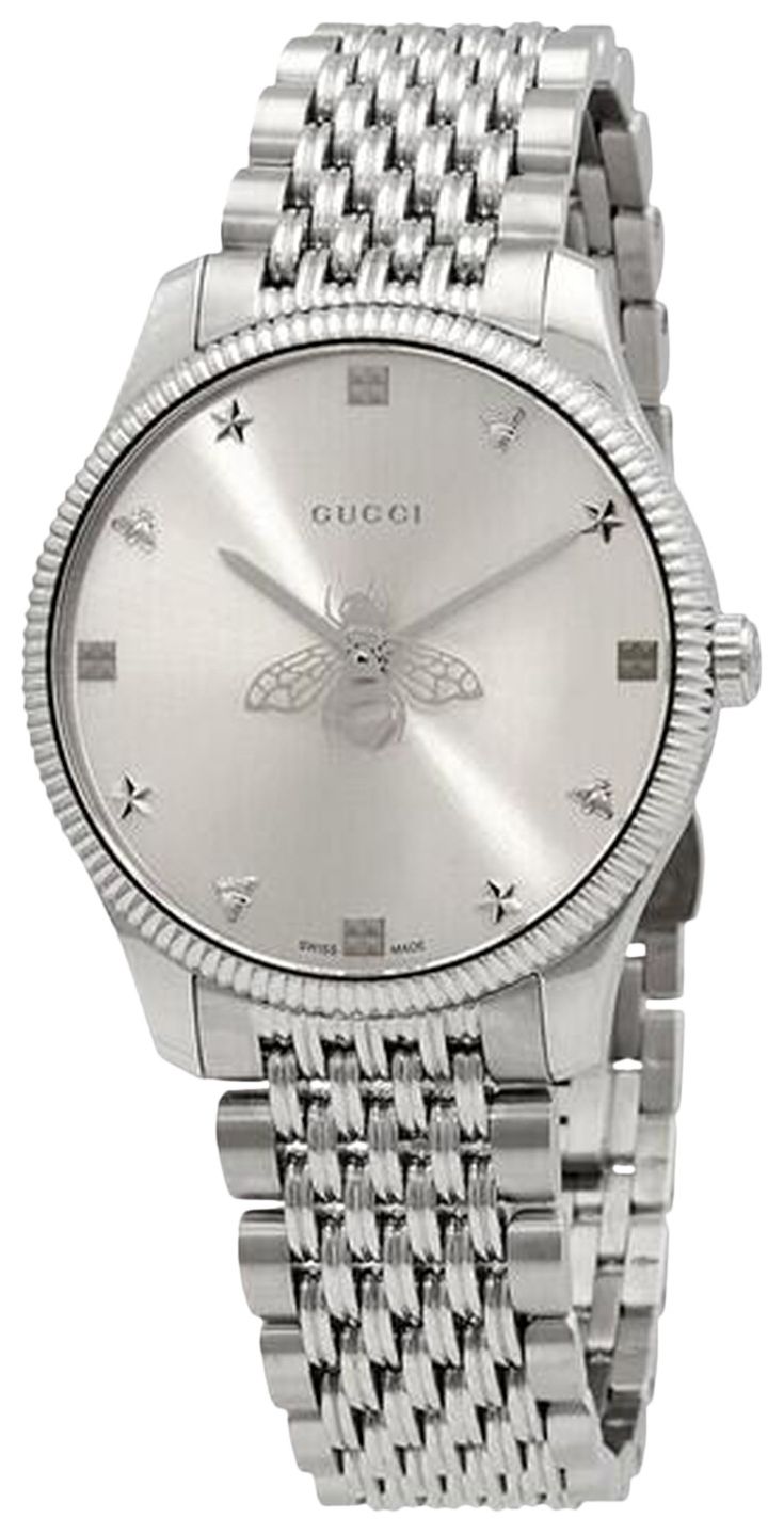 Gucci G Timeless Dial Bracelet Watch Stainless Steel