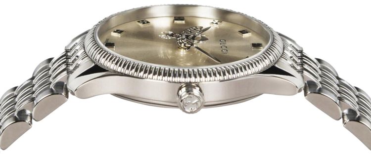 Gucci G Timeless Dial Bracelet Watch Stainless Steel