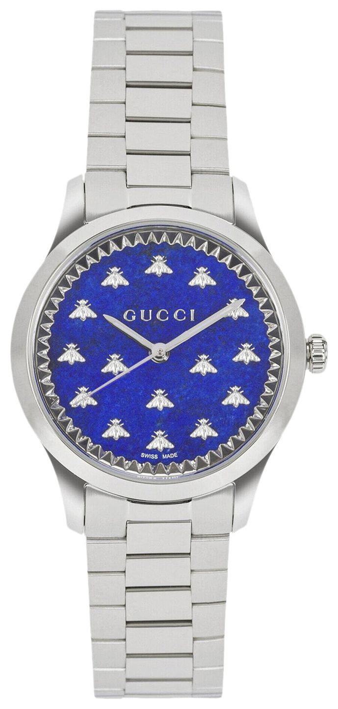 Gucci G Timeless Dial Bracelet Watch Stainless Steel