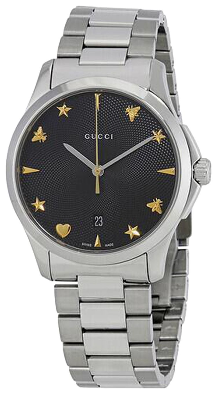 Gucci G Timeless Bracelet Watch Stainless Steel