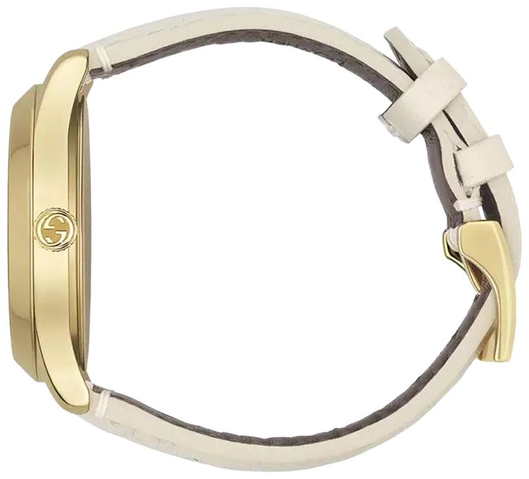 Gucci G Timeless Leather Watch Gold