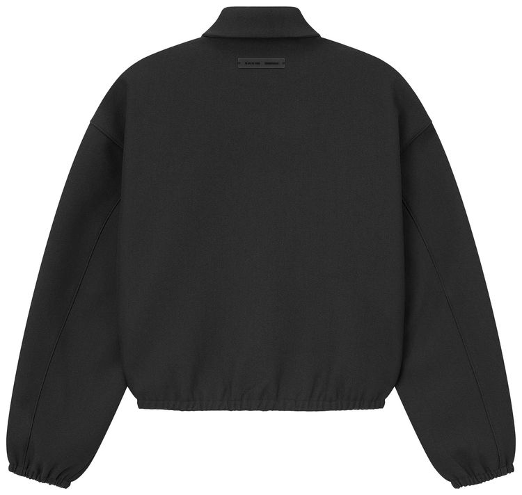 Fear of God Essentials Bonded Canvas Jacket Jet Black