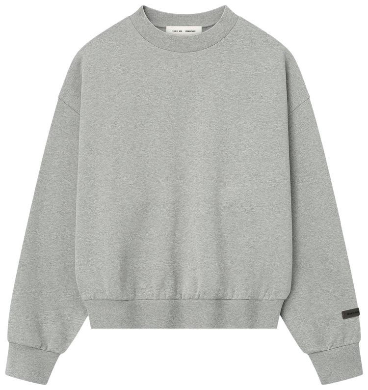 Fear of God Essentials Classic Fleece Crewneck Concrete Heather