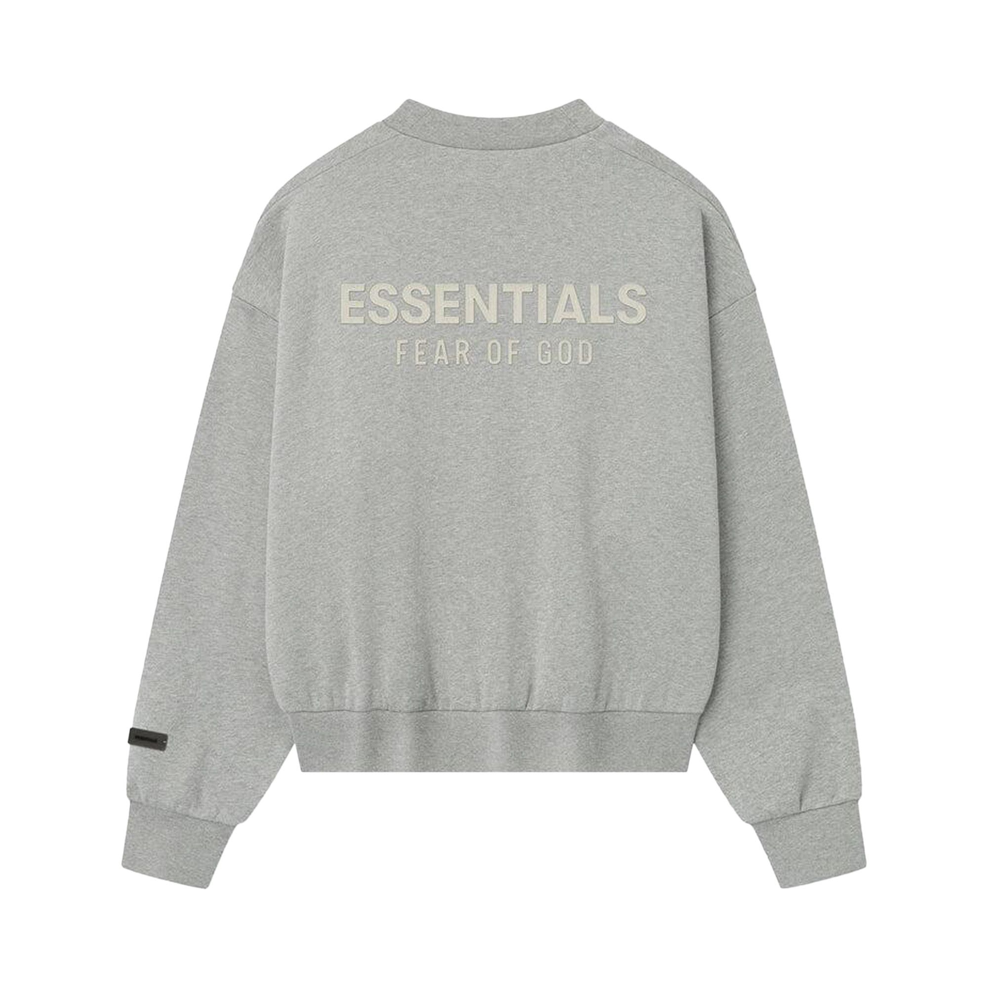 Buy Fear of God Essentials Classic Fleece Crewneck 'Concrete