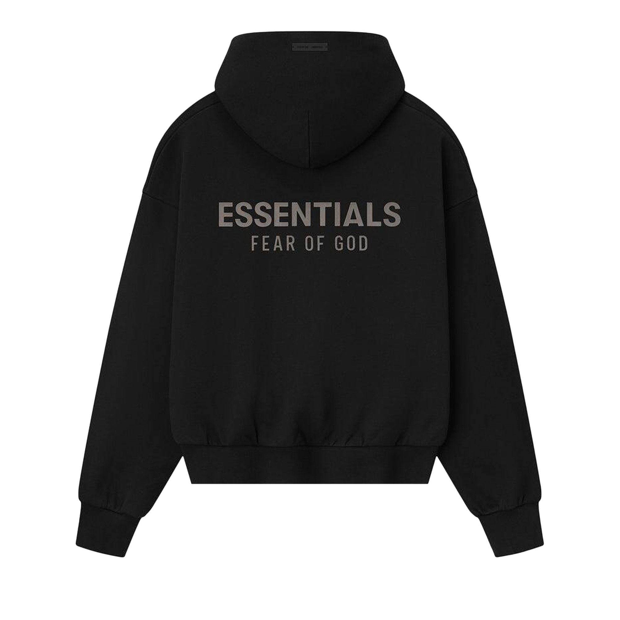 Buy Fear of God Essentials Classic Fleece Hoodie 'Jet Black