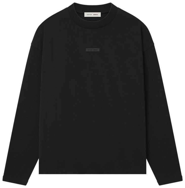 Fear of God Essentials Classic Long Sleeve Tee Jet Black