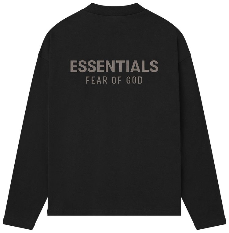 Fear of God Essentials Classic Long Sleeve Tee Jet Black