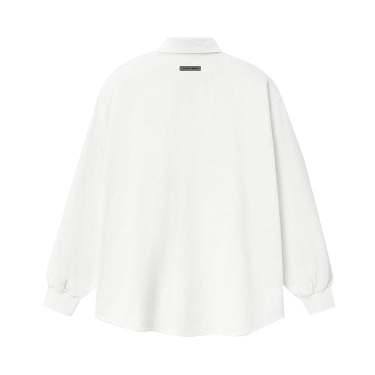 Fear of God Essentials Oxford Shirt Cloud White