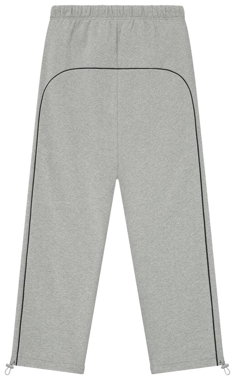 Fear of God Essentials Relaxed Fleece Sweatpant With Piping Concrete HeatherBlack