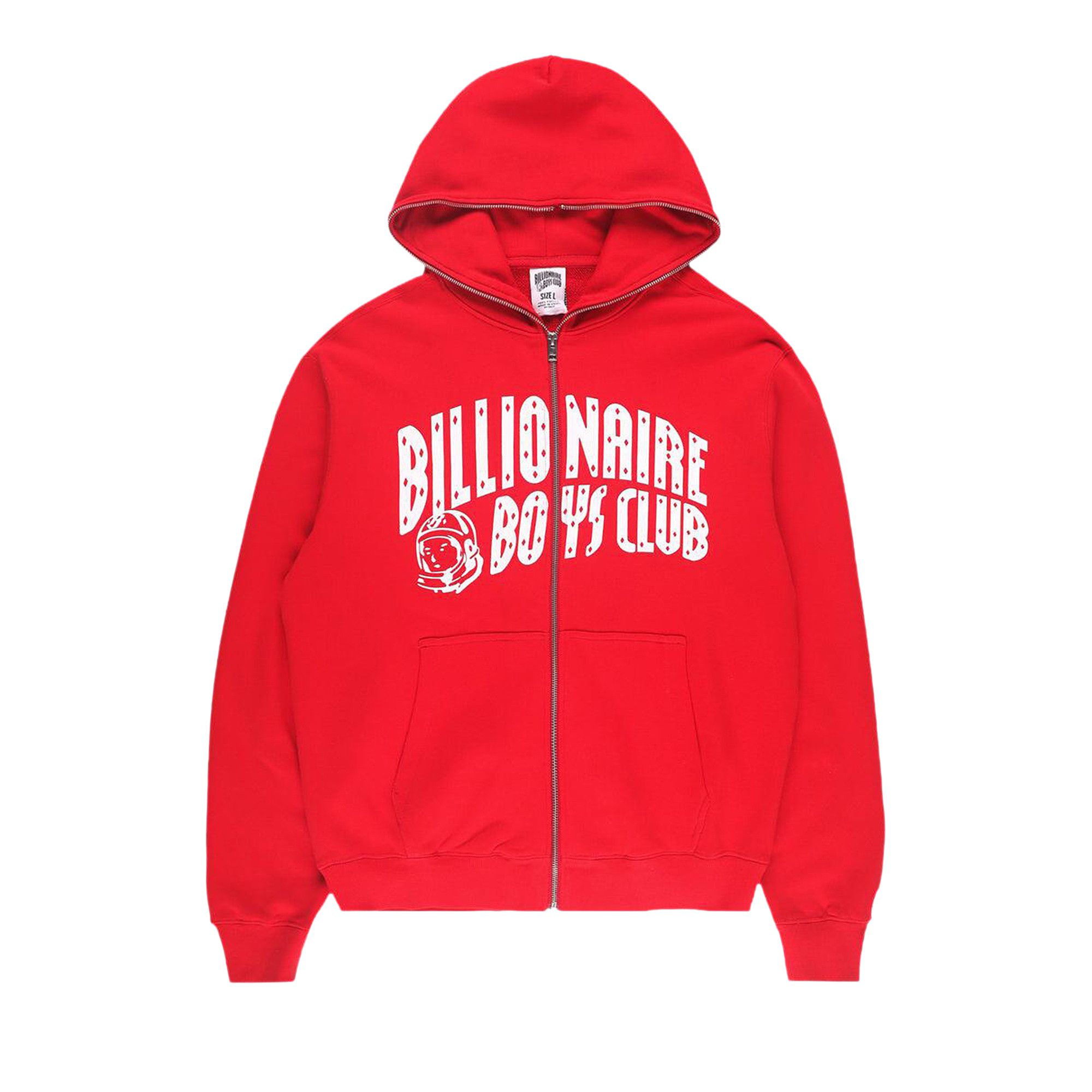 Buy Billionaire Boys Club Curve Zip Hoodie 'Red' - 851 6307 RED | GOAT