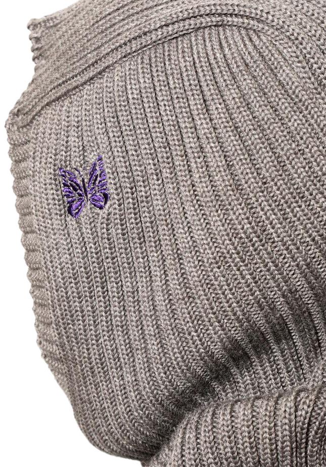 Needles Merino Wool Balaclava Grey