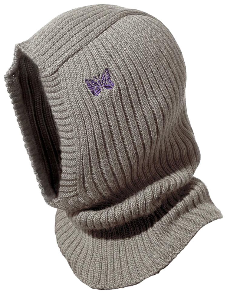Needles Merino Wool Balaclava Grey