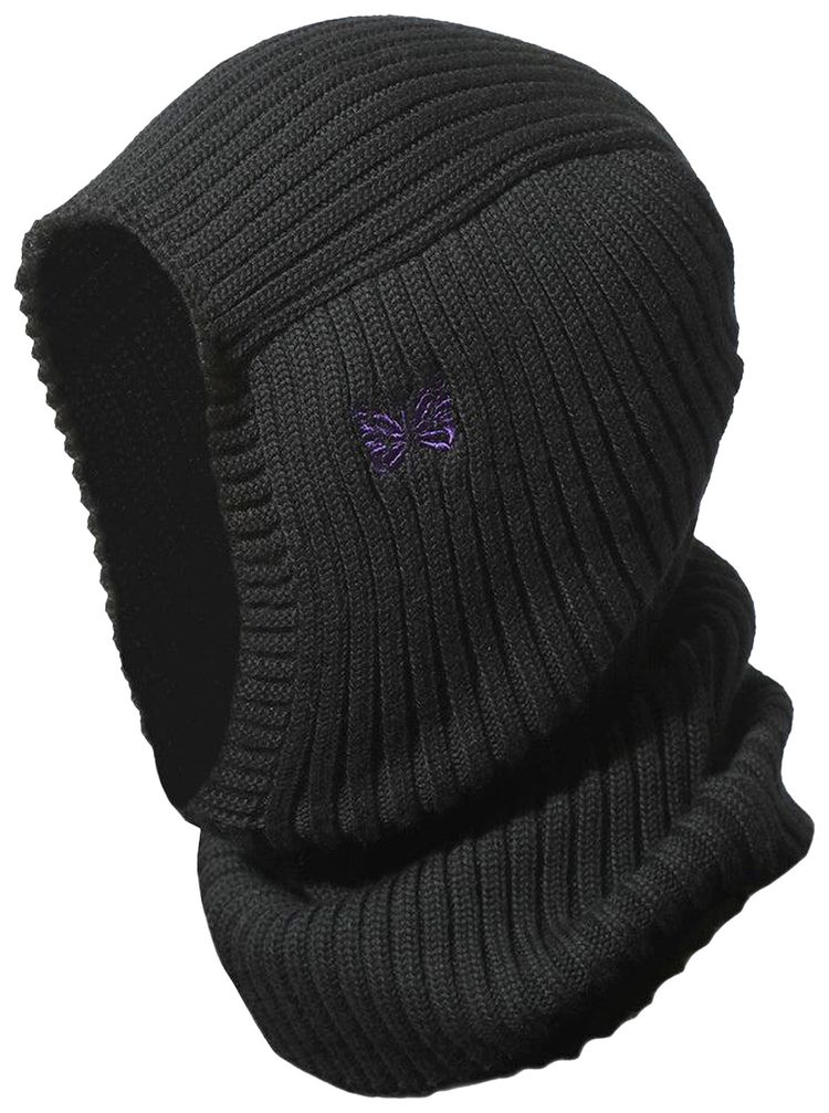 Needles Merino Wool Balaclava Black