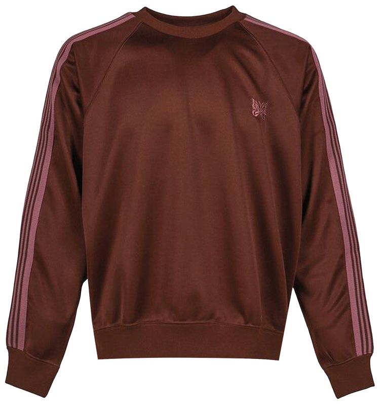 Needles Track Crew Neck Shirt Brown