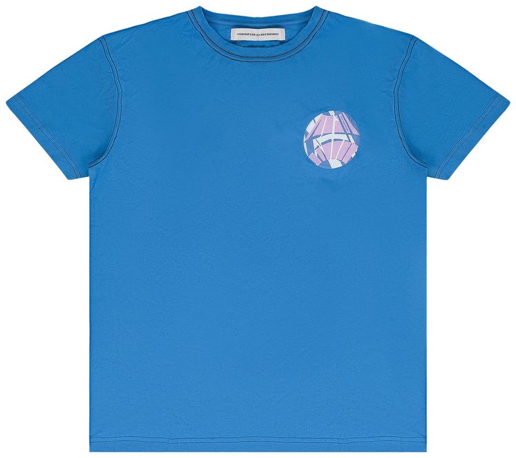 Kiko Kostadinov Tulcea Graphic T Shirt Blue