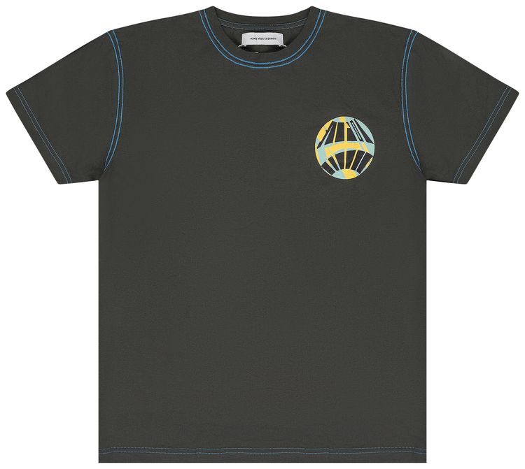 Kiko Kostadinov Tulcea Graphic T Shirt Grey