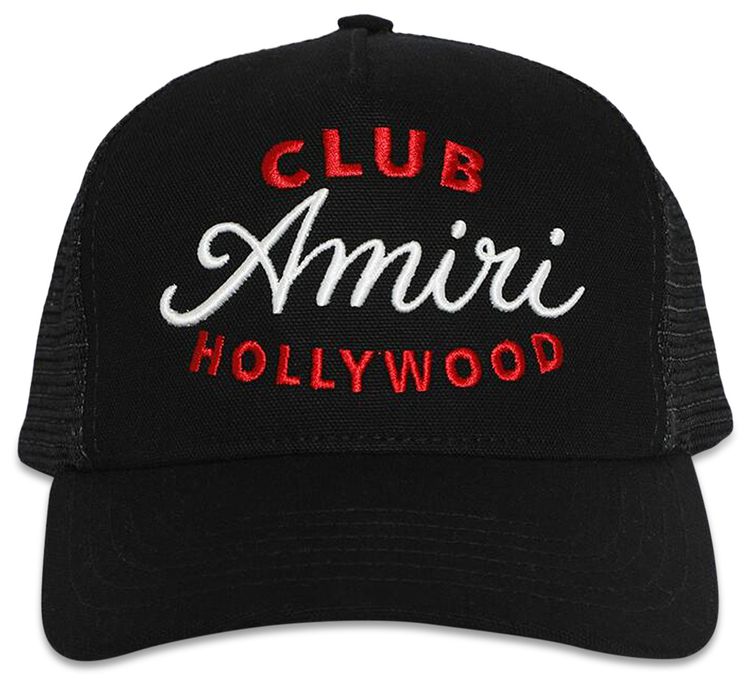 Amiri Club Amiri Trucker Hat Black
