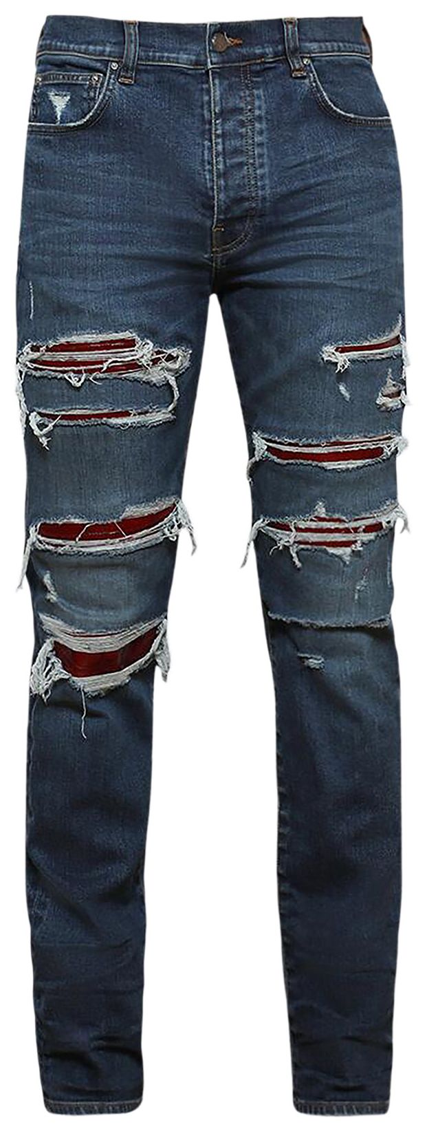 Amiri Croc Slim Thrasher Jean Dark Indigo