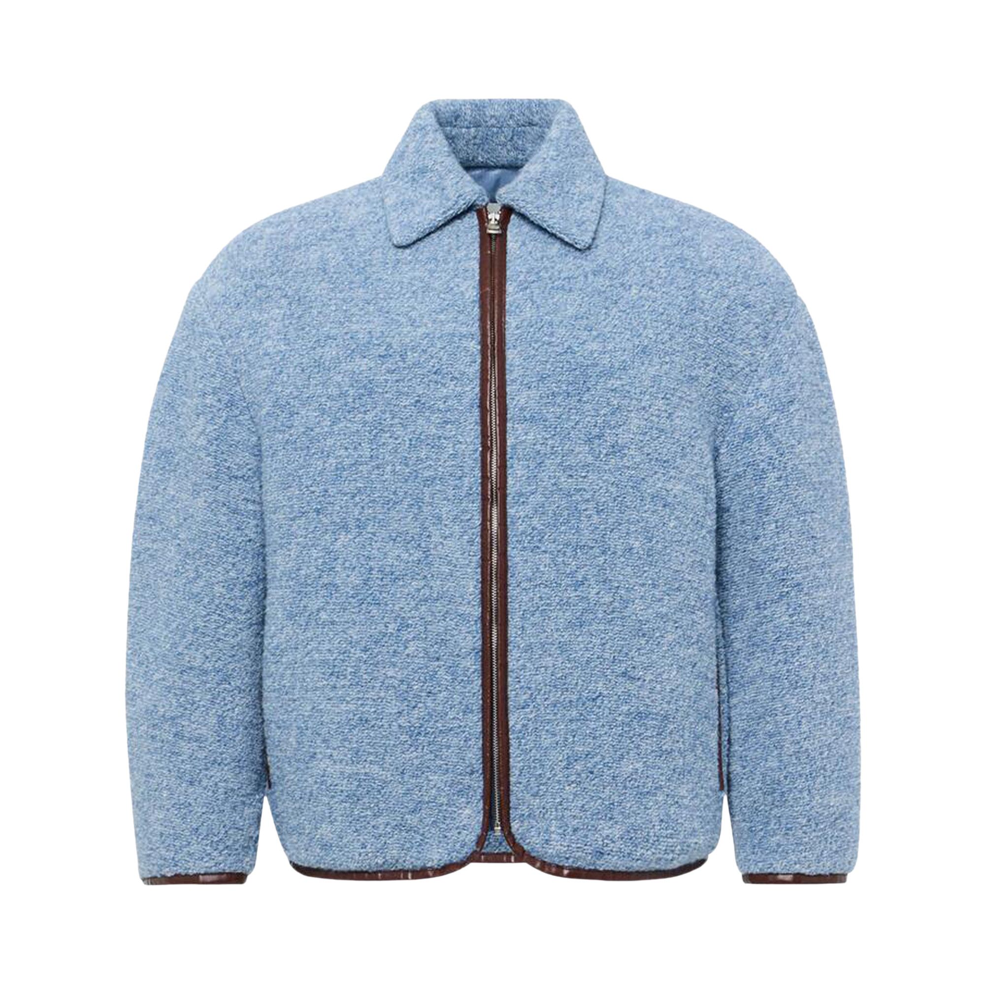 Buy JW Anderson Contrast Trim Casual Jacket 'Blue Melange