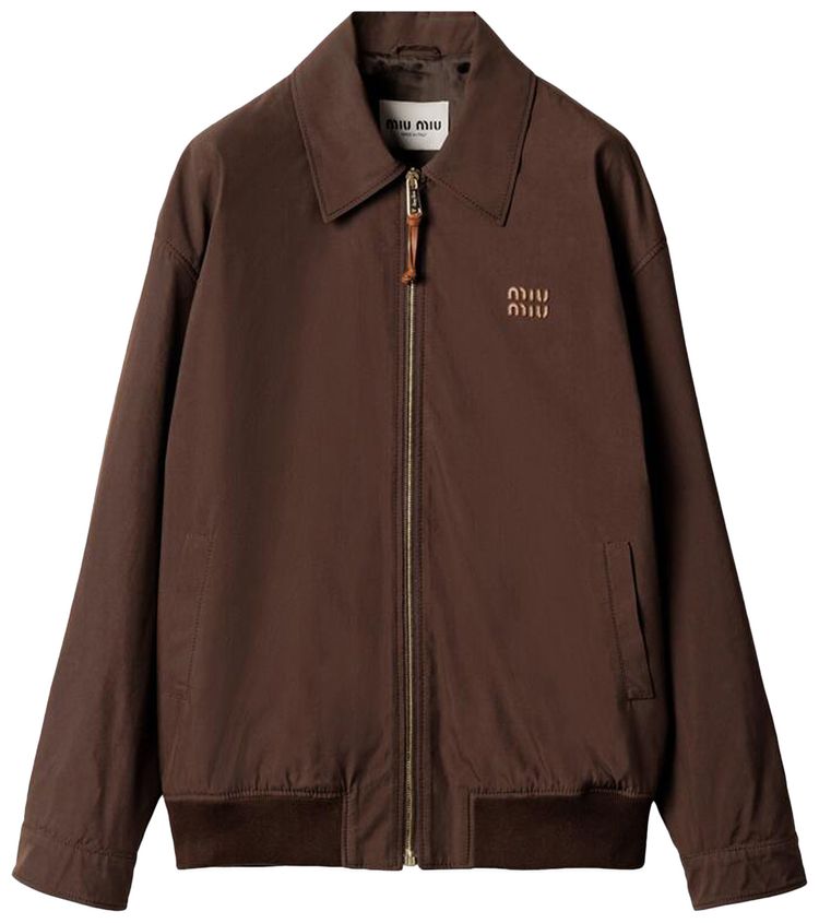 Miu Miu Panama Jacket Cacao
