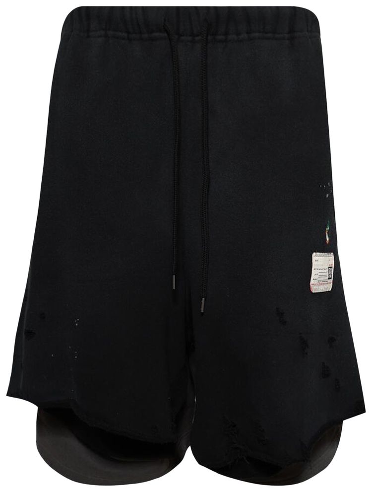 Maison Mihara Yasuhiro Four Legs Shorts Black