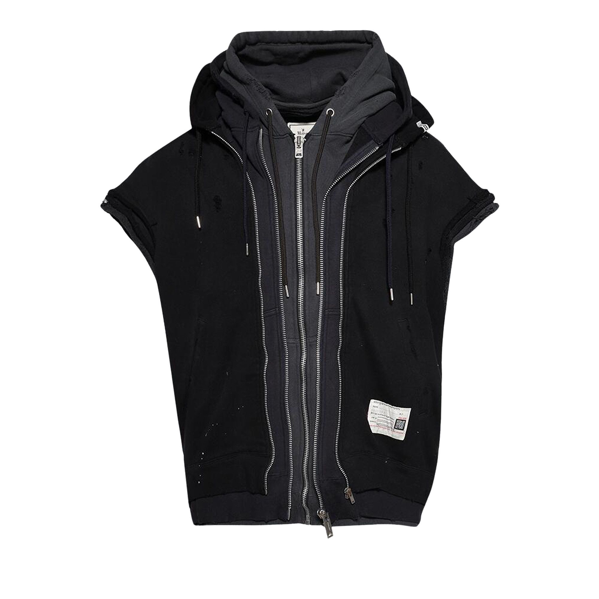 Buy Maison Mihara Yasuhiro Triple Layered No-Sleeve Parka 'Black