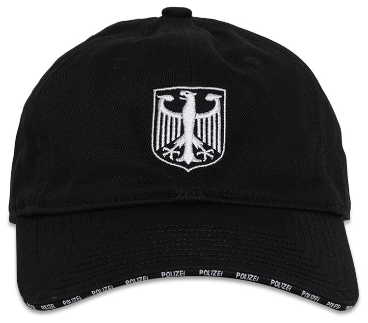 Vetements Polizei Cap Black