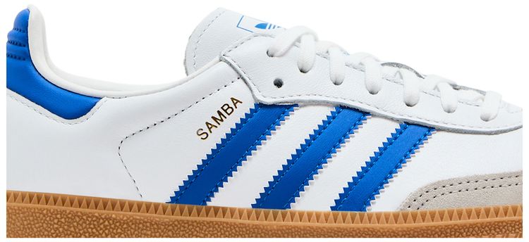 Adidas Samba OG J White Blue Gum