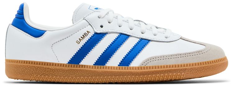 Adidas Samba OG J White Blue Gum