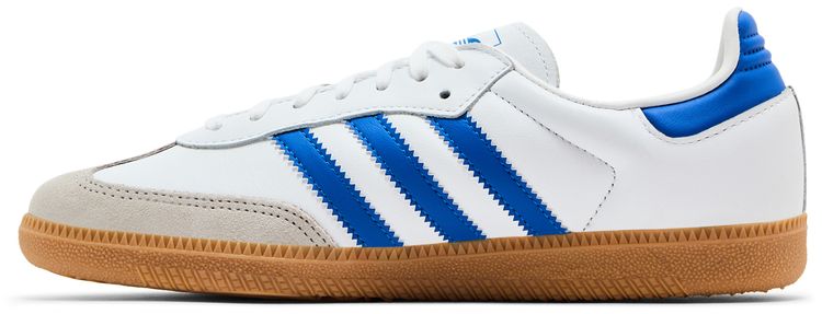 Adidas Samba OG J White Blue Gum