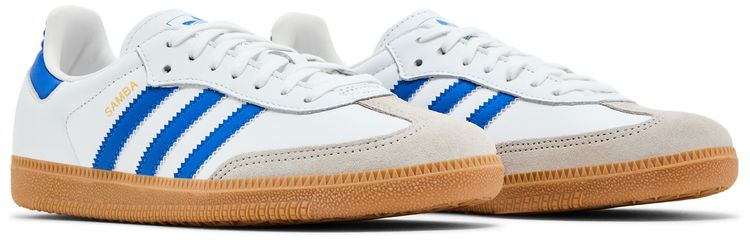Adidas Samba OG J White Blue Gum