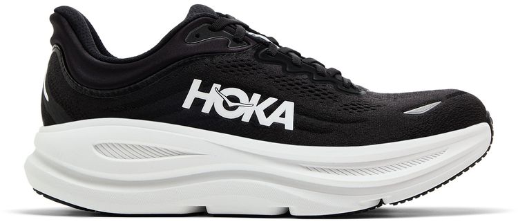 HOKA Bondi 9 2E Wide Black White