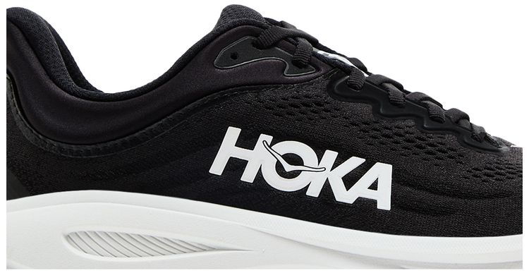 HOKA Bondi 9 2E Wide Black White