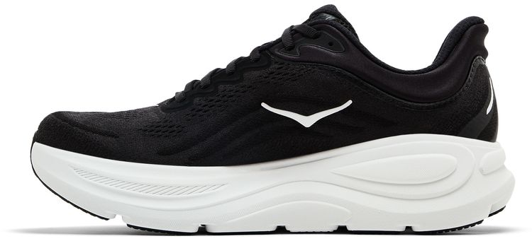 HOKA Bondi 9 2E Wide Black White