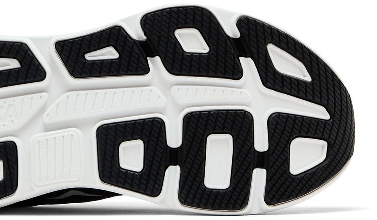 HOKA Bondi 9 2E Wide Black White
