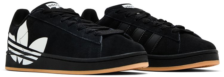 Adidas Campus 00s Trefoil   Black White Gum
